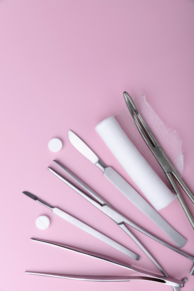 Packed surgical instruments ready for dispatch